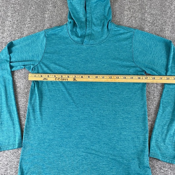 Patagonia Women's XS Teal Hooded Long Sleeve Performance Top Lightweight - Picture 7 of 10